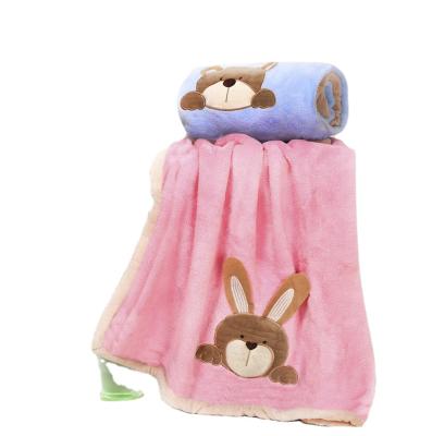 China New Arrivals Portable Wholesale Spring and Autumn Baby Blanket Super Soft Flannel Travel Blanket Warm Baby for sale