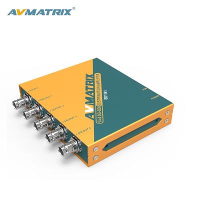 China AVMATRIX 1x4 3G-SDI Distribution Amplifier with Reclocking SD1141 for sale