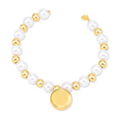 China Environmental Friendly Custom Gold Plated Stainless Steel Jewelry Bead Bracelet Charm Wholesale for sale