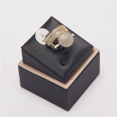 China 2021 Hot Selling Environmentally Friendly Simple Creative Ring Fashion Explosion Ring New Retro Gold Plated for sale