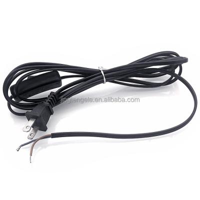 China Factory Wholesale AC Power Cable 2 Pin With Holes Power Cord Direct AC Power Cord for sale