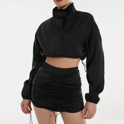 China Wholesale Best Clothing Sets Womens Clothing Sets QUICK DRY Black Cool Two Piece Set Long Sleeve Clothing Set for sale