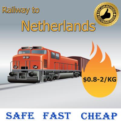 China The cheapest price of china to the Netherlands DDP railway to the Netherlands YuanXun door to door for sale