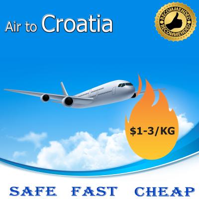 China Cheapest air freight from china to Croatia YUANXUN shipping rates for sale