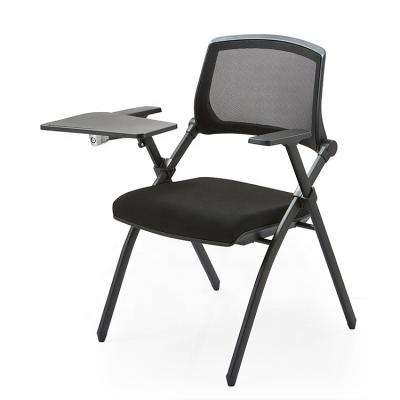 China Easily Install Modern Folding Chair Conference Room Chairs Plastic Guest Office Chairs Without Caster Wheel for sale