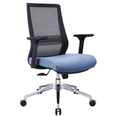 China Hot Sale Cheap Custom Furniture Supplier Adjustable (Height) Office Chairs Mesh Back Chair Without Head Modern for sale