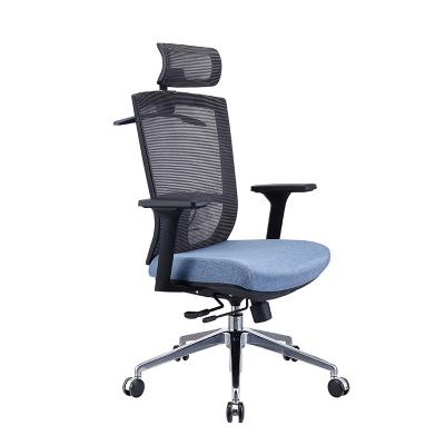 China Modern Ergonomic Adjustable Mesh Swivel Table And Lumbar Support Chair Designer Computer (Height) Office Furniture Adjustable Chair Manager Chairs for sale