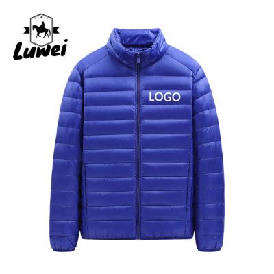 China Thin Cotton Zipper Stand Reversible Service Collar Down Stripper Jaket Casacos Masculinos Ceket Erkek Bubble Coated For Men for sale