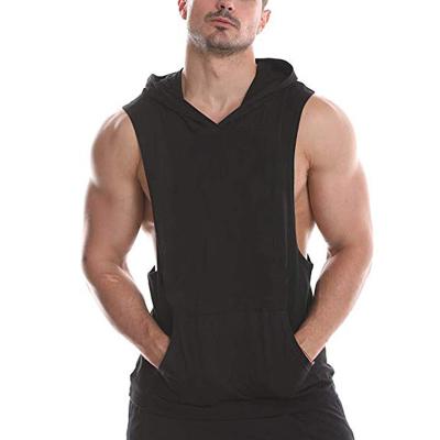 China Wholesale Custom Logo Size Mens Cutout Hollow QUICK DRY Men's Fitness Knit Sleeveless Breathable Tank Top for sale