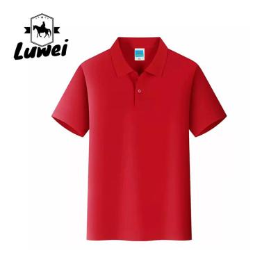 China Custom Anti-Wrinkle Printing Embroidered Stretch Men's Workwear Cotton Koszulka Big and Tall Polo Shirts T-Shirt for sale