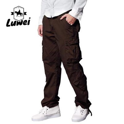 China Multifunctional QUICK DRY Men's Workwear Autumn Oversize Straight Tube Long Trousers Cargo Pants With Pocket for sale