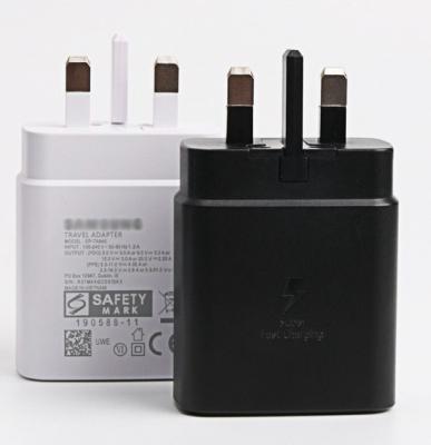 China Fast Charging Type C Wall Charger For Original Samsung 15W 25W 45W 65W Plug Travel Wall Fast Charging Charger US/EU/UK Charger Power Adapter for sale