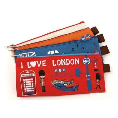 China Durable canvas pencil case for sale