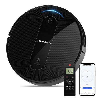 China 2022 Newest WiFi APP Hotel Smart Wet Dry Automatic Control Robotic Vacuum Cleaner With Water Tank for sale