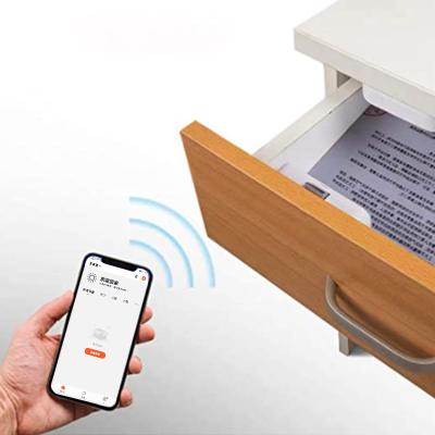 China punch-free APP unlock T1 Tuya invisible smart app BLE hole binder wardrobe letter box remote control free electronic lock for sale