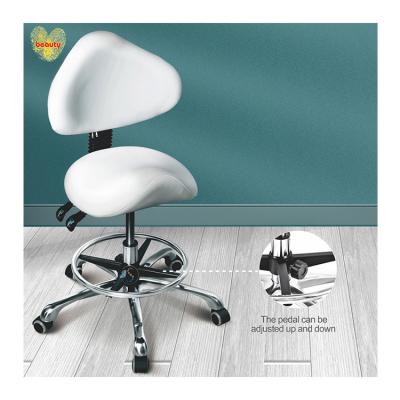 China New Fashion Modern High Quality Saddle Dental Chair/Medical Stool/Dental Stool With Wheels Saddle Chair for sale