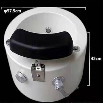 China new wholesale fiberglass no hose jet foot tub portable pedicure tub 9355E acrylic footbath for sale