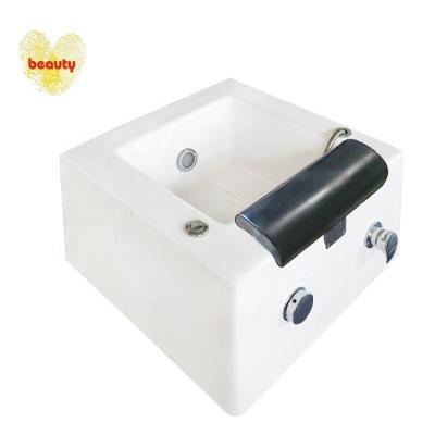 China Pipeless Beauty Nail Salon Whirlpool Acrylic Foot Bath 9311E Jet Foot Spa Bath Pedicure Electric Sink Manicure Salon for sale