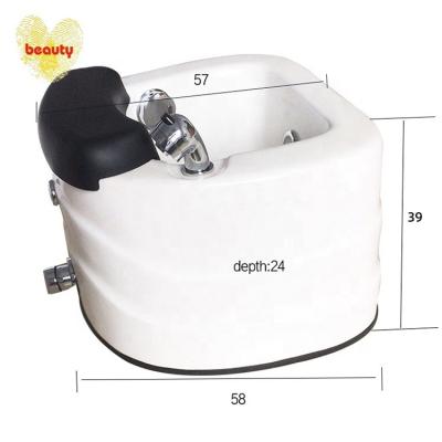 China Pedicure salon pedicure chair with bowl foot high quality spa pedicure sink with 7 color lights AM 9315E for sale