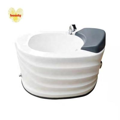 China Salon spa pedicure basin with foot rest nail salon foot spa sink AM 9331E for sale