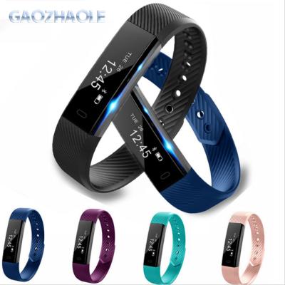 China 2018 Sleep Monitor Fitbit Touch Screen Pedometer Smart Band Waterproof Smart Bracelet id115 For Samsung Android IOS BT V.4 for sale