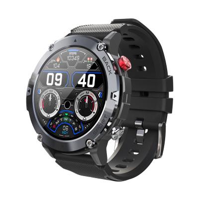 China New C21 1.32inch 360*360 GPS Touch Screen BT Navigation 2022 Call 128M Big Memory Outdoor Sports Men's Smart Watch With 300mAh Big Battery for sale