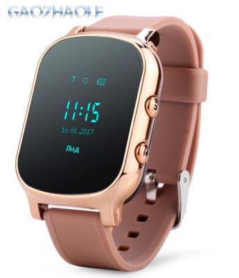 China Hot Selling 2018 GPS Location Smart Watch T58 SOS Call Location Finder Smart Electronic Older Watch T58 with safty functions for sale