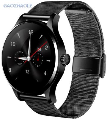 China 2019 Hot Sale Optical Round Screen Heart Rate Monitor K88h Smart Watch For iPhone And Android Heart Rate Monitor k88h Waterproof Sport Watch ip65 for sale