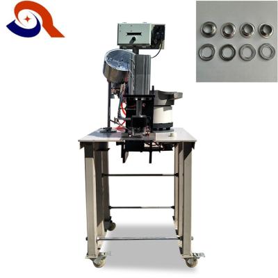 China Tarpaulin Retail Pneumatic Eyelet Large Force Punching Machine With Double Cylinder for sale