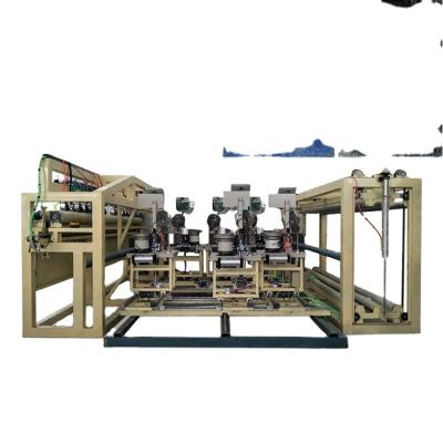 China All-in-one-High Efficient Automatic PVC PE Tarpaulin Machine with Combination of Wedling & Eyleting & Cutting for sale