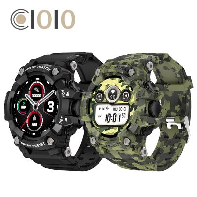 China T6 Touch Screen T6 Full Battery Life Outdoor Smartwatch Sport Men Smartwatch T6 Long Waterproof Camouflage Color for sale