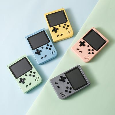 China ABS Plastic 500 in 1 Player Handheld Mini Handheld Macaroon Game Console Colorful Game Retros Video Game Player Gift Kids Support Two Players for sale