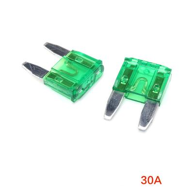 China 30A 32V Automotive Car Plug In Fuse Mini Type Blade Auto Fuse for sale