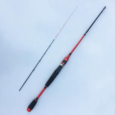 China Titanium Carbon Deck Raft Rod Alloy Tip Raft Fishing Rod Set Guides Lead Clip Rod Boat Water Drop Wheel Set for sale