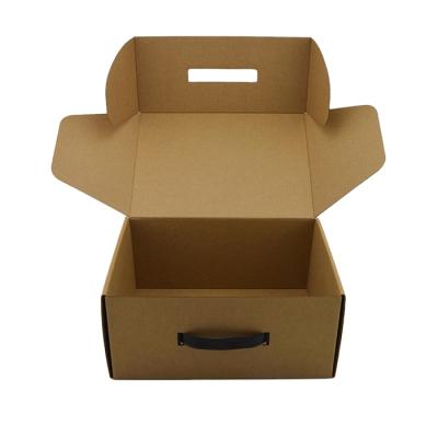 China 3 Layer Corrugated Brown Paper Box Eco-friendly Recyclable Paper Cardboard Packaging For Camera Packaging for sale