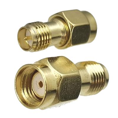 China New RP-SMA Straight Male to RP-SMA Female Straight RF Adapter Wifi Antenna Connector for sale