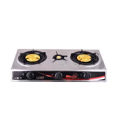 China Household Stainless Steel Hardware With New Model Two Burner Gas Stove for sale