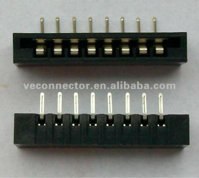 China FPC 2.54mm fpc 8pin connector, no zif, side entry, used for keyboard for sale