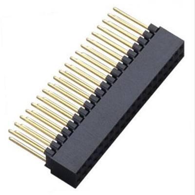 China PCB Material 2.54mm Phosphor Bronze Female Header for sale