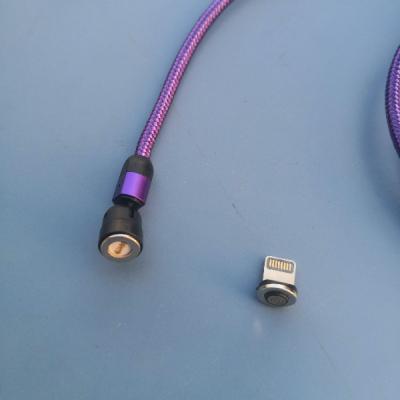 China MP3/MP4 Player Magnetic Cable Data Cable 3A Magnetic Fast Charging Cable 3 in 1 Type-C Data Android USB Cable for sale