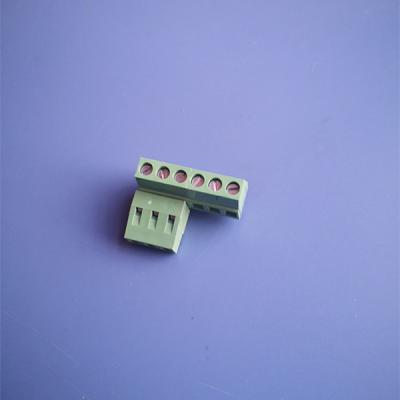 China Copper 3.81mm Pitch Straight Immersion PCB Screw Terminal Block for sale