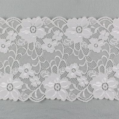 China Cheerslife Lace Trimming Underwear Elastic Vintage Trim Floral Lace Trimming Border Floral Flower QT18038 for sale