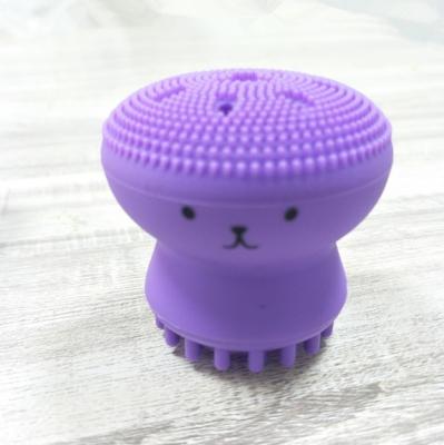 China Moisturizer Customized Facial Brush Massager Brush Face Octopus Shape Face Wash Cleanser for sale