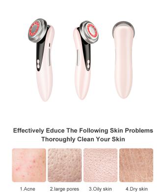 China Face Lift Women Skin Beauty Machine Facial Massager Photon Deep Cleansing Ultrasonic Massager for sale