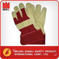 China SLG-PA2208R  Pig grain leather working safety gloves for sale