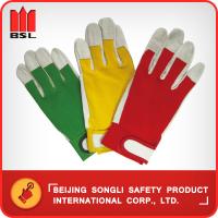 China SLG-PA7230  Pig grain leather working safety gloves Te koop
