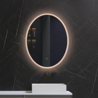 China Modern Oval Led Bath Shower Mirror Smart Smart Wall Mirror For Bedroom for sale