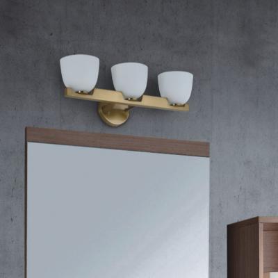 China Modern 3-Lights Light Fixture Bathroom Lighting Bathroom Vanity Lamp Wall Sconce for sale