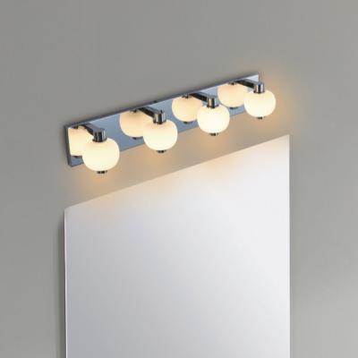 China Modern 2/3/4 Ligths Wall Vanity Lighting Fixtures Chrome Metal Wall Hanging Light for sale