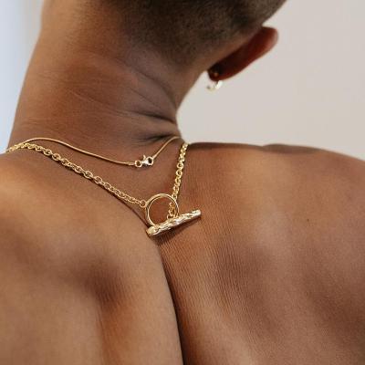 China FASHIONABLE Female Clavicle Chain New Hip-Hop Tide Necklace Popular Jewelry Aimgal Ornaments for sale